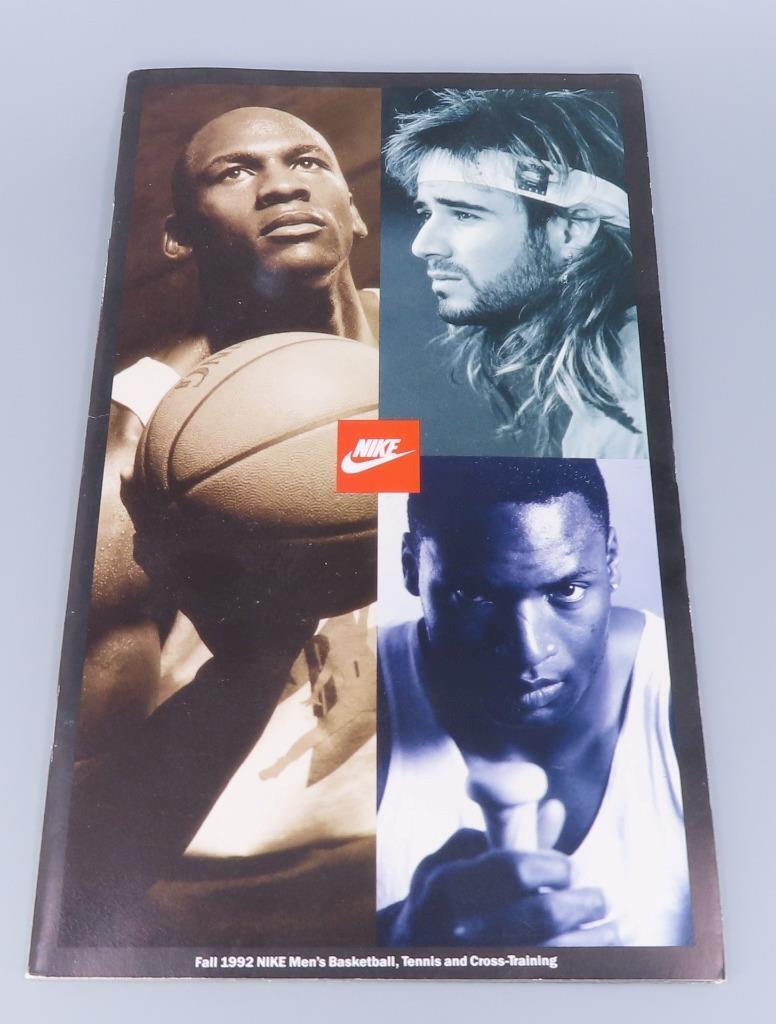 Nike Fall 1992 Men's Basketball, Tennis, Cross Training Catalog Michael Jordan