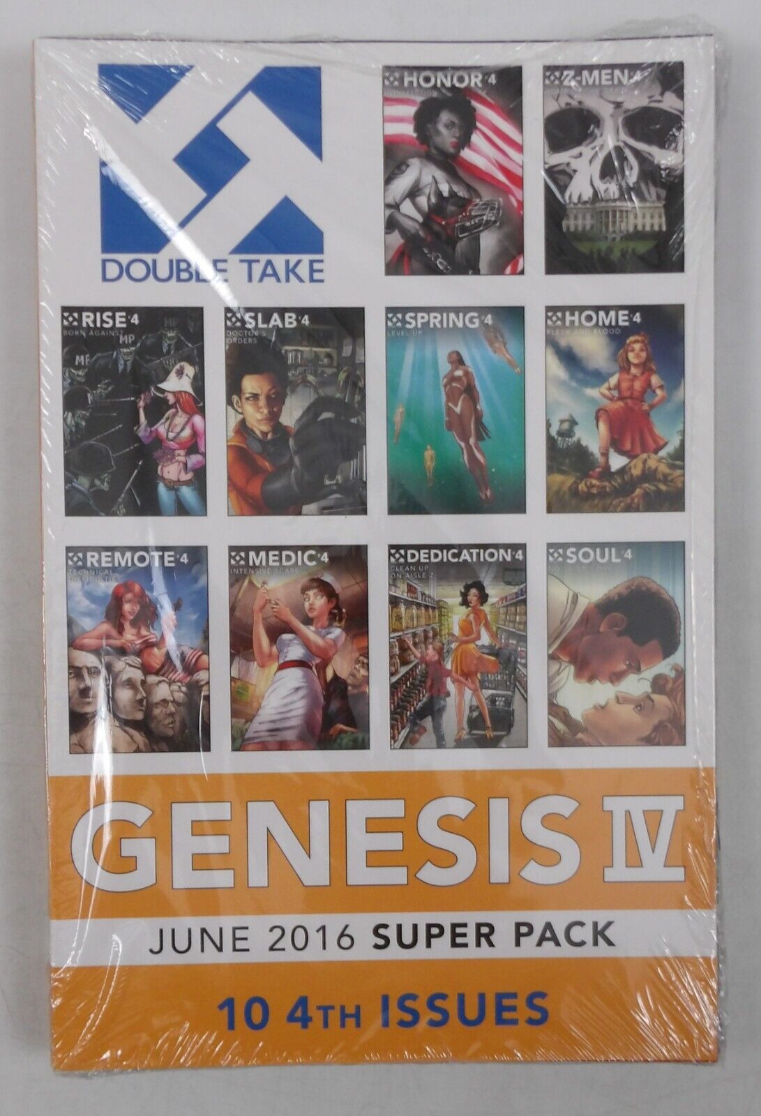 Genesis IV June 2016 Super Pack - 10 Issues - Double Take NEW/SEALED Slab Z-Men