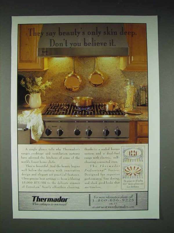 1997 Thermador Professional Series Appliance Ad