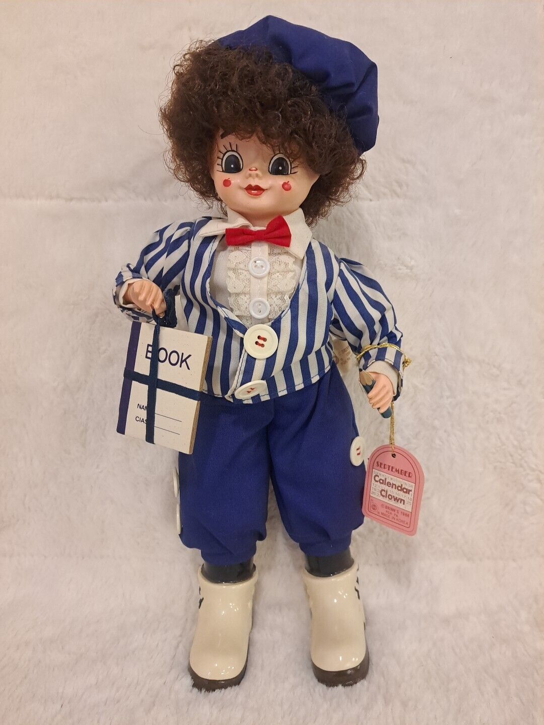 Brinn\'s 1986 Calendar Clown September Doll 13\