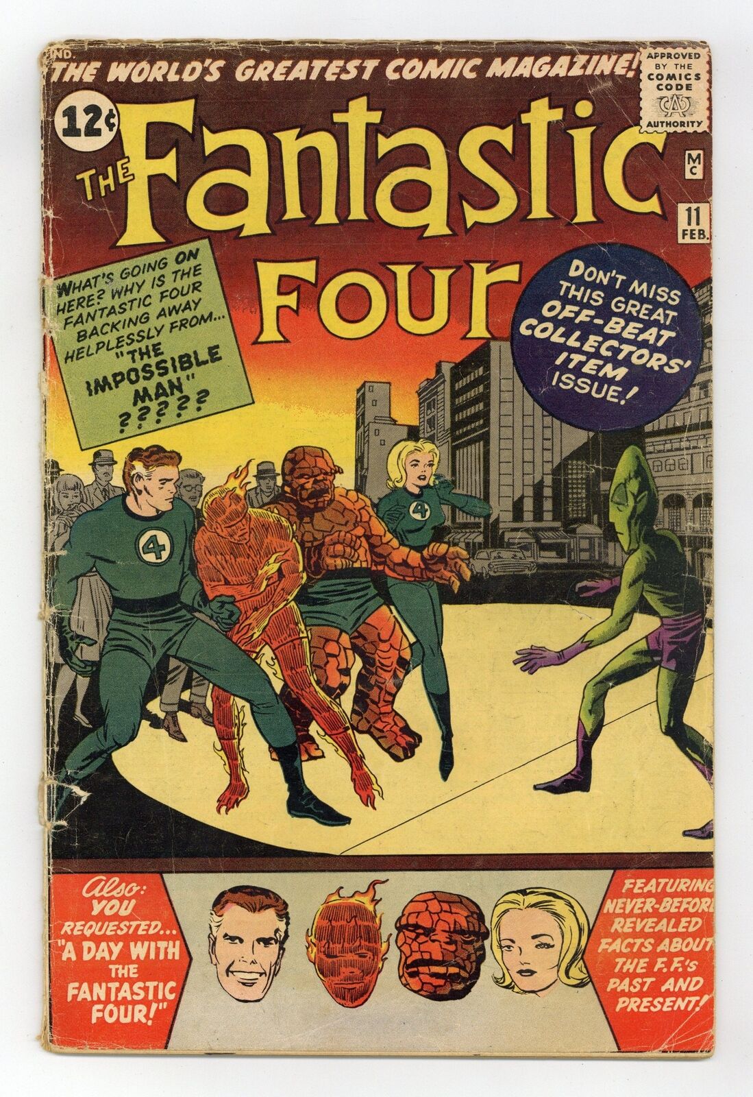 Fantastic Four #11 GD 2.0 1963
