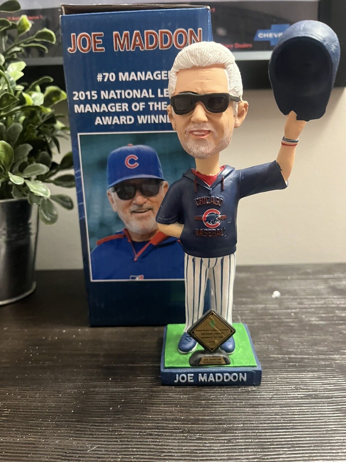 Chicago Cubs Joe Maddon Bobblehead MLB