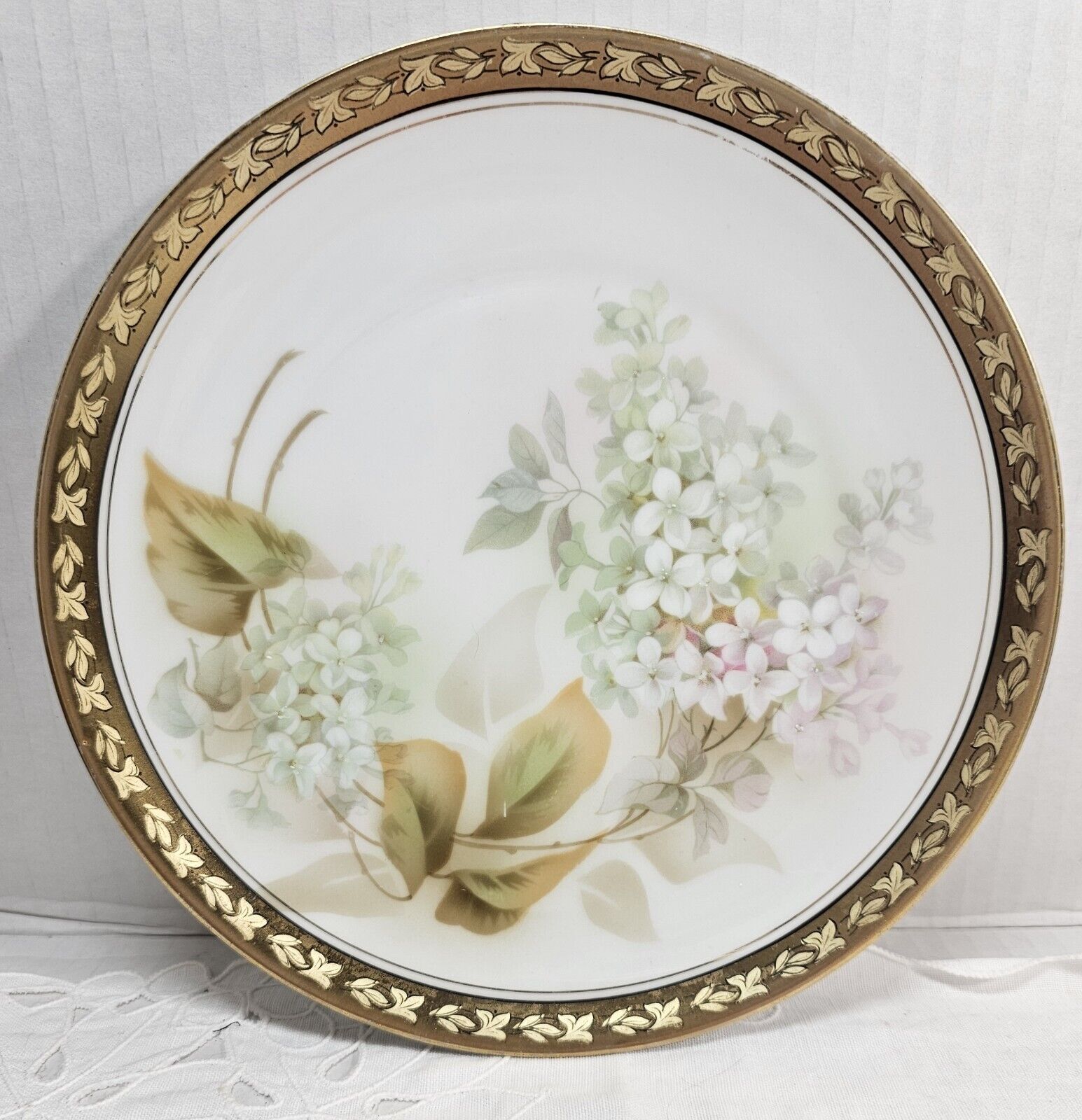 Antique Plate Collectable R S Germany Floral Hand Painted 