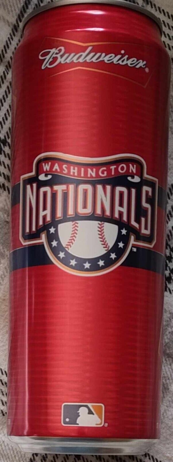 2008   24 oz. Budweiser Beer Can  Washington Nationals  MLB   662203