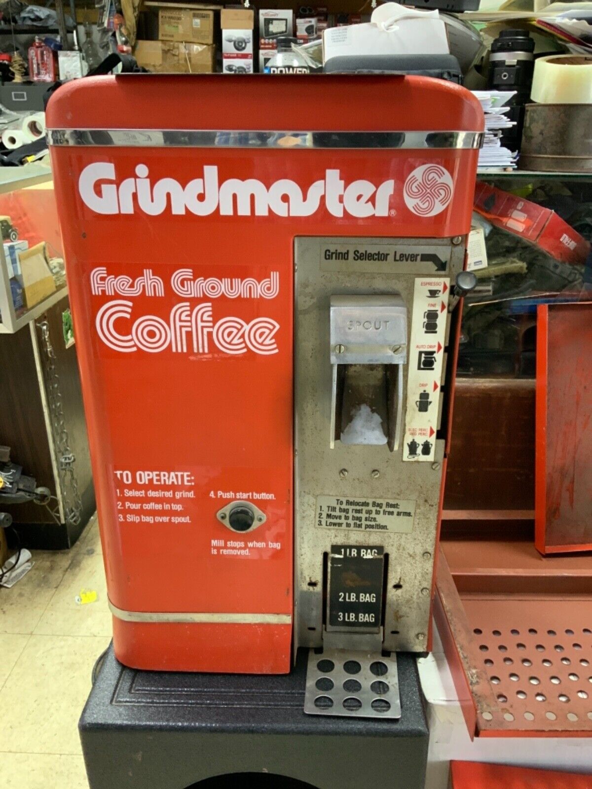 Vintage Grindmaster 505 Commercial Food Grade Coffee Grinder