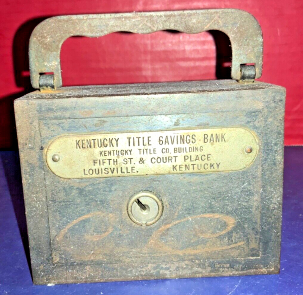 Vintage Mini Kentucky Title Savings Bank - Louisville, KY - AS IS - NO KEY