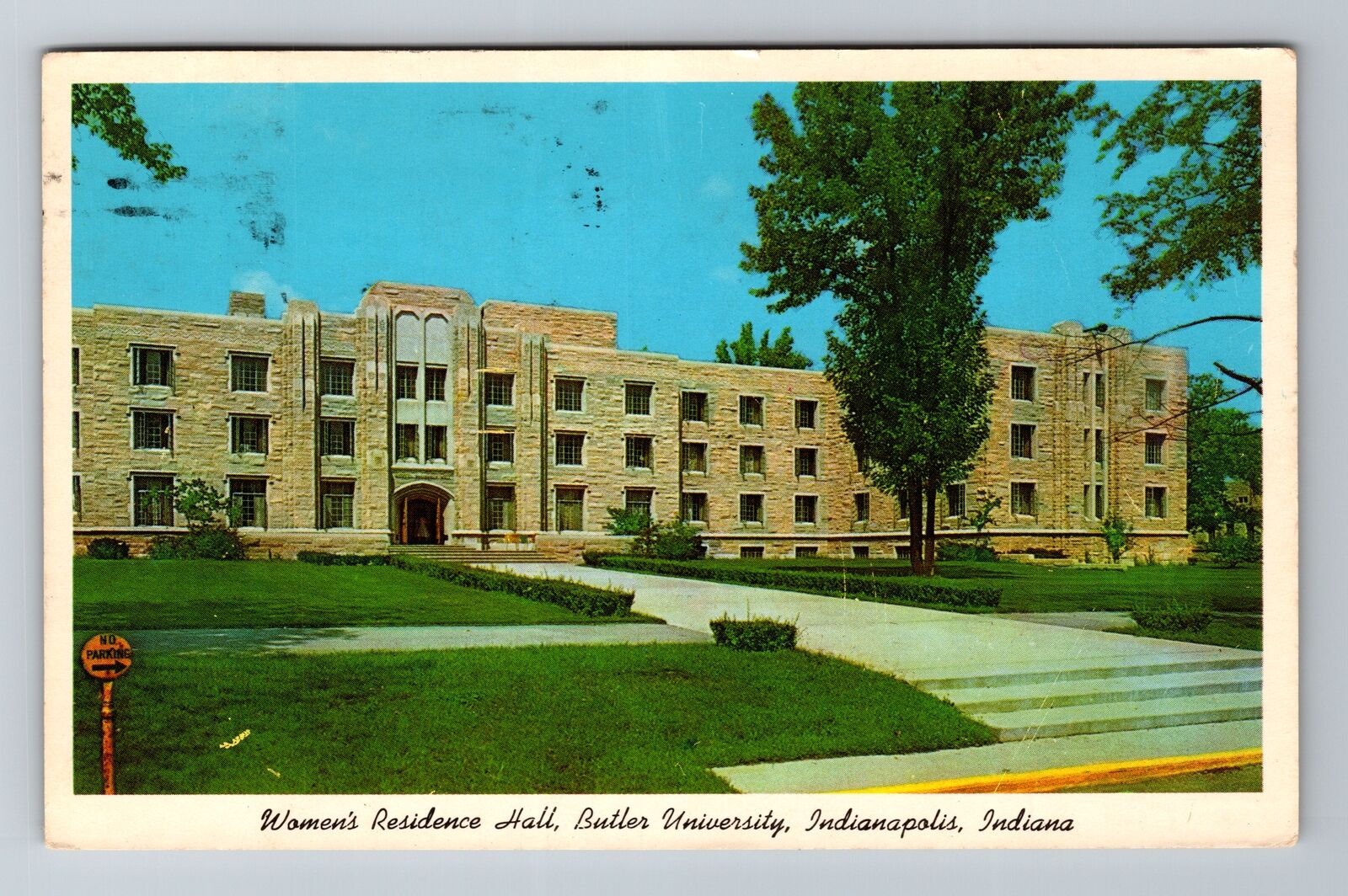 Indianapolis IN-Indiana, Women\'s Residence Hall, Antique Vintage c1970 Postcard
