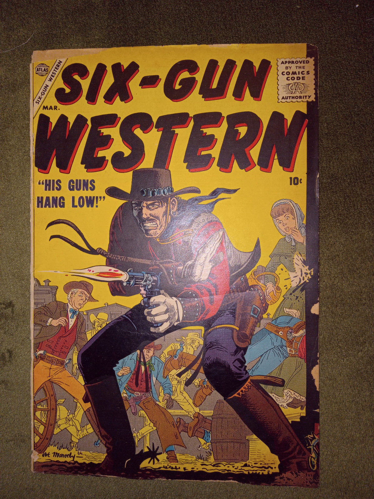 Six-Gun western #2 1957 Comic Book