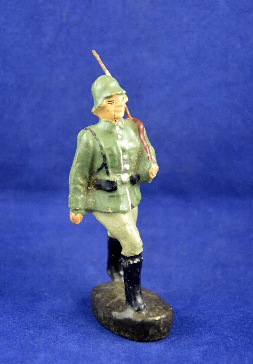 Original WWII Era German Wehrmacht Toy Soldier Elastolin War Relic Militaria