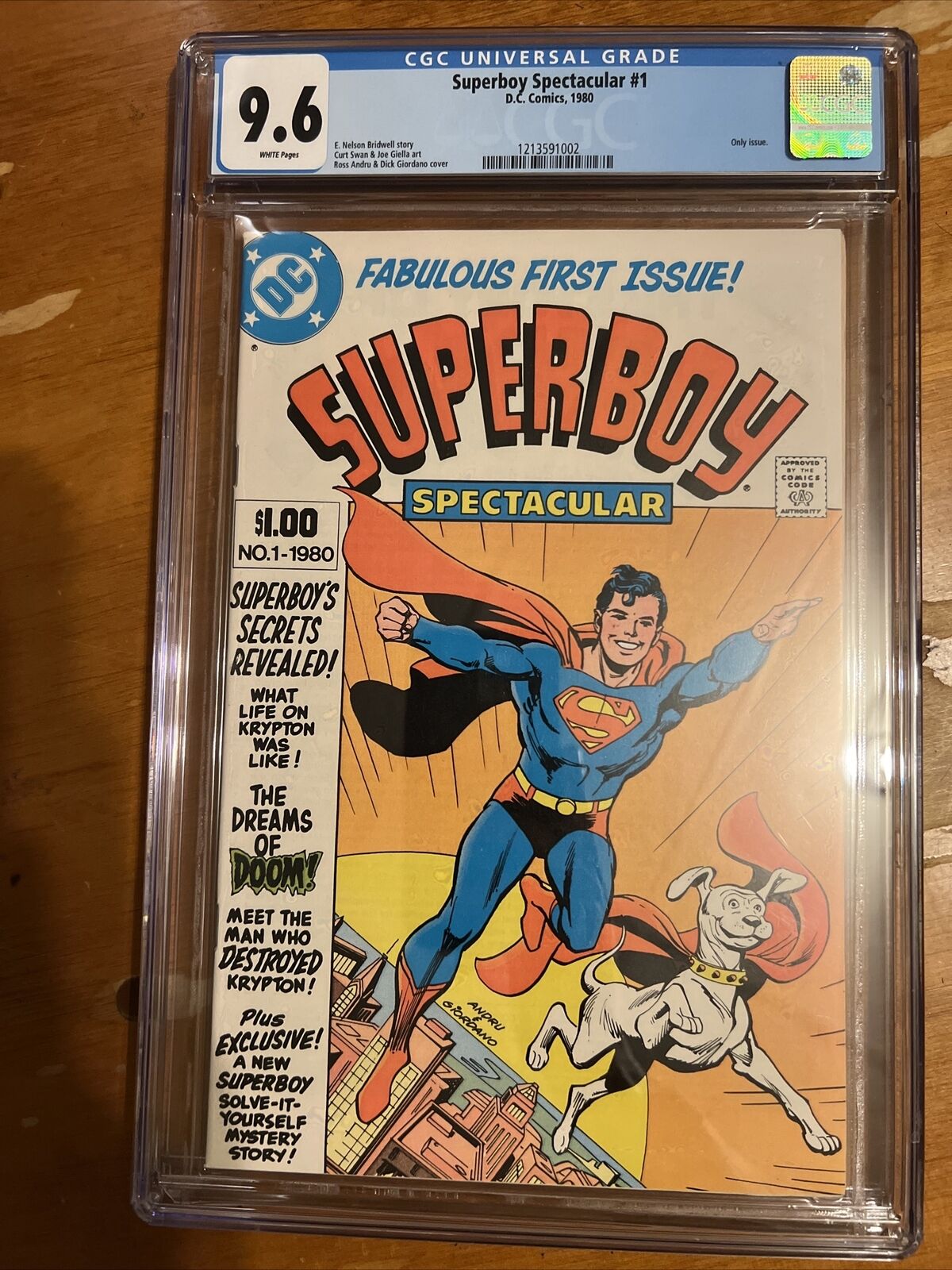 SUPERBOY SPECTACULAR # 1 DC COMICS 1980 FIRST BOOK ONLY DISTRIBUTED COMIC SHOPS