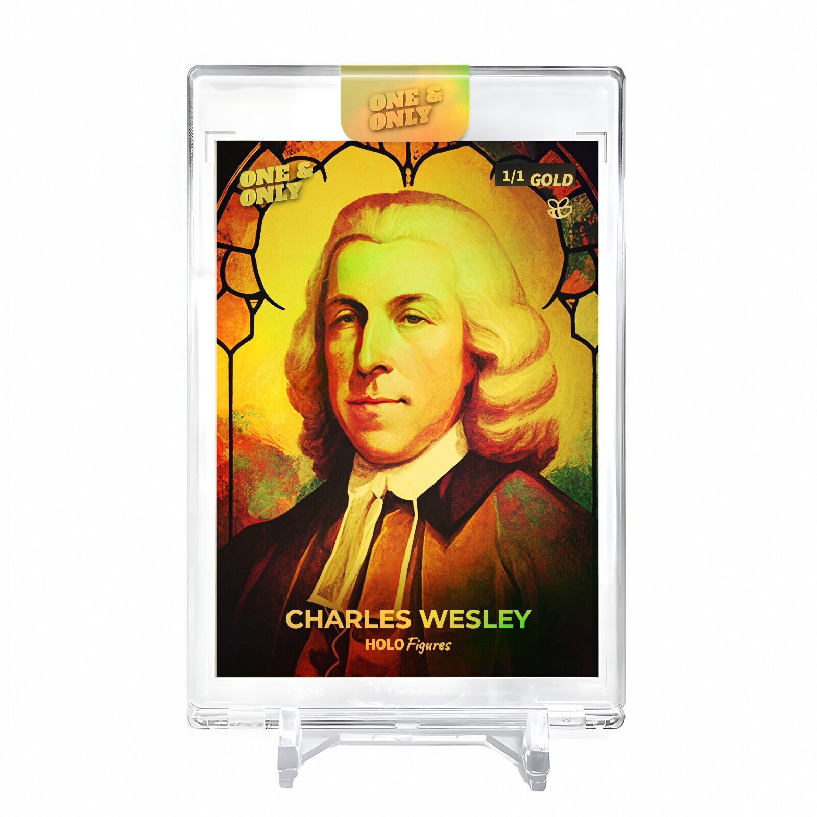 CHARLES WESLEY Prolific Hymnwriter Holo Gold Card 2023 GleeBeeCo #CWPH-G 1/1