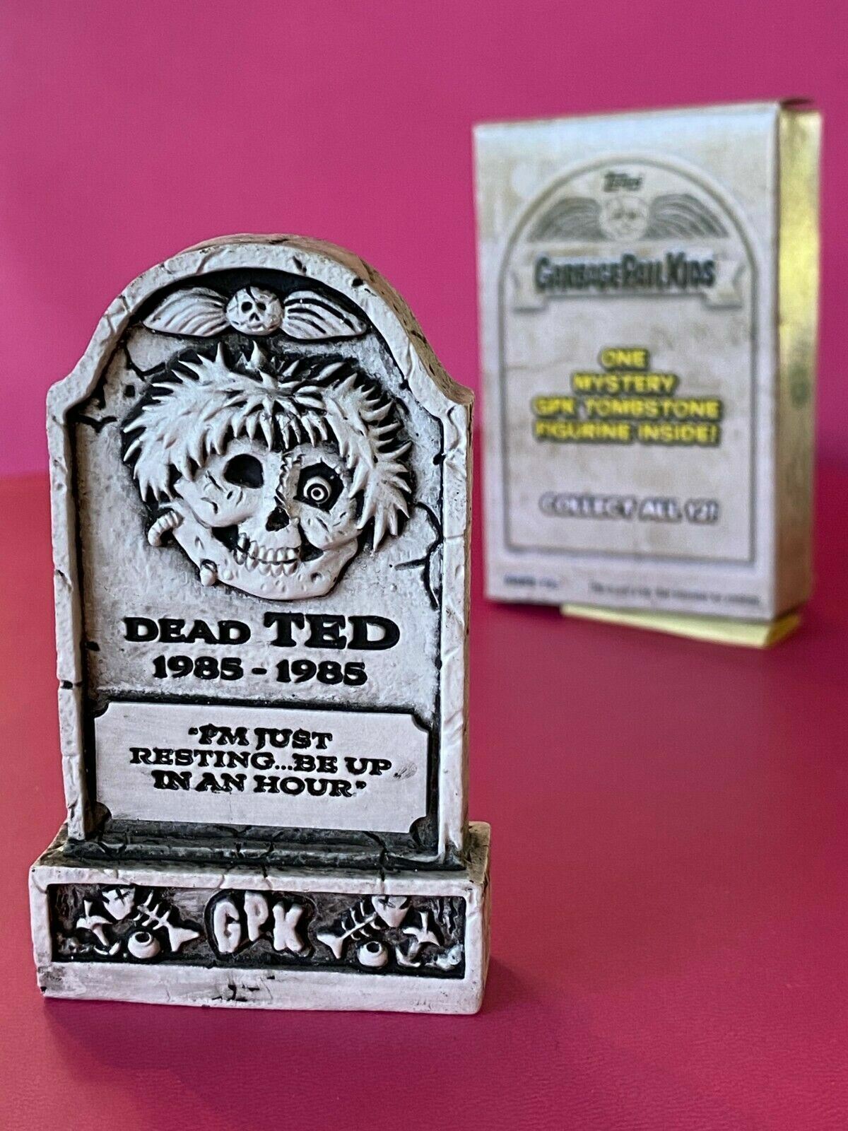 2019 Garbage Pail Kids Revenge, Oh the Horror-ible DEAD TED Tombstone jay decay