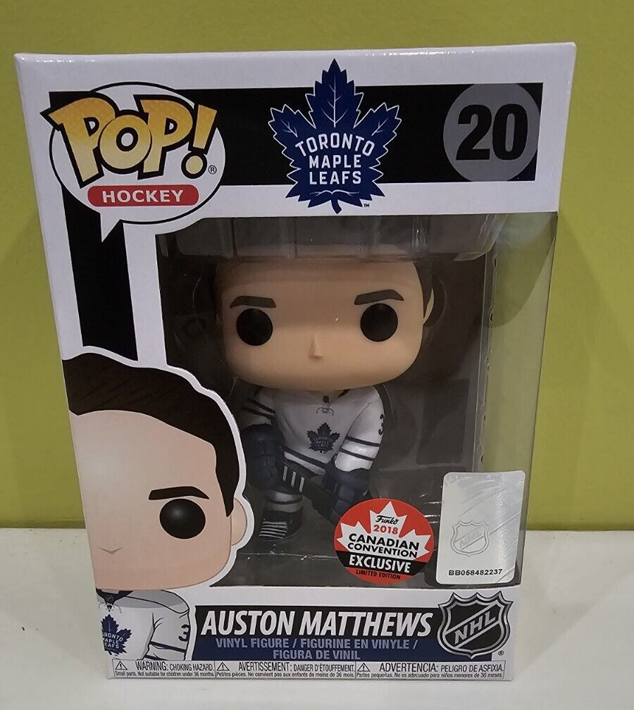 Auston Matthews Maple Leafs #20 Funko Pop 2018 Canadian Convention Exclusive