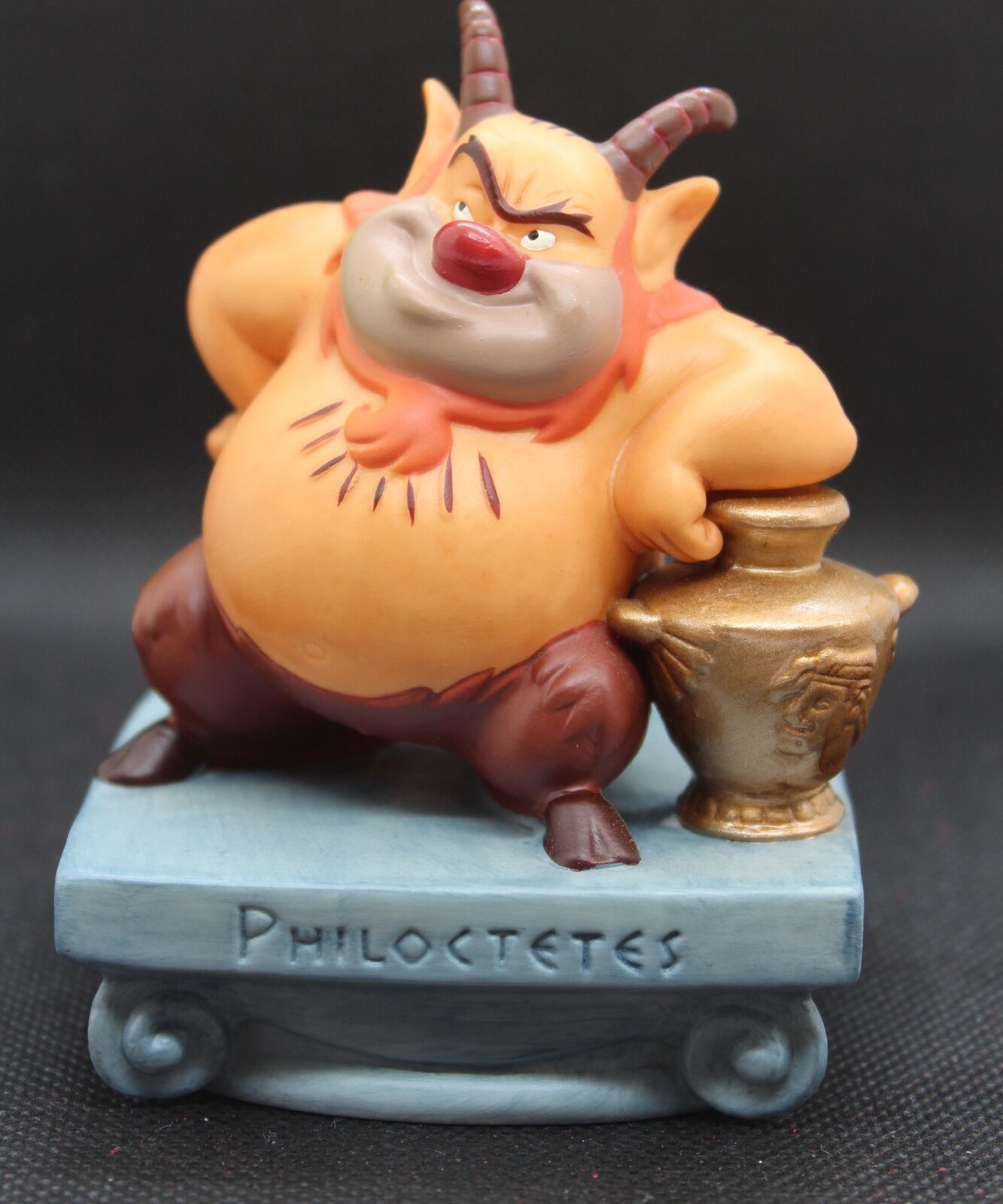 1997 NWT Disney Hercules Phil Philoctetes Satyr Porcelain Figurine 3.5\