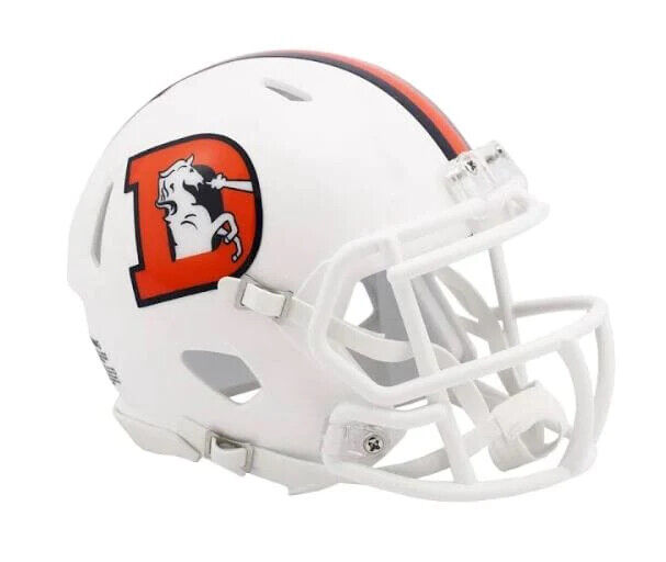 Denver Broncos 2023 Alternate Speed Riddell Mini Helmet New in box