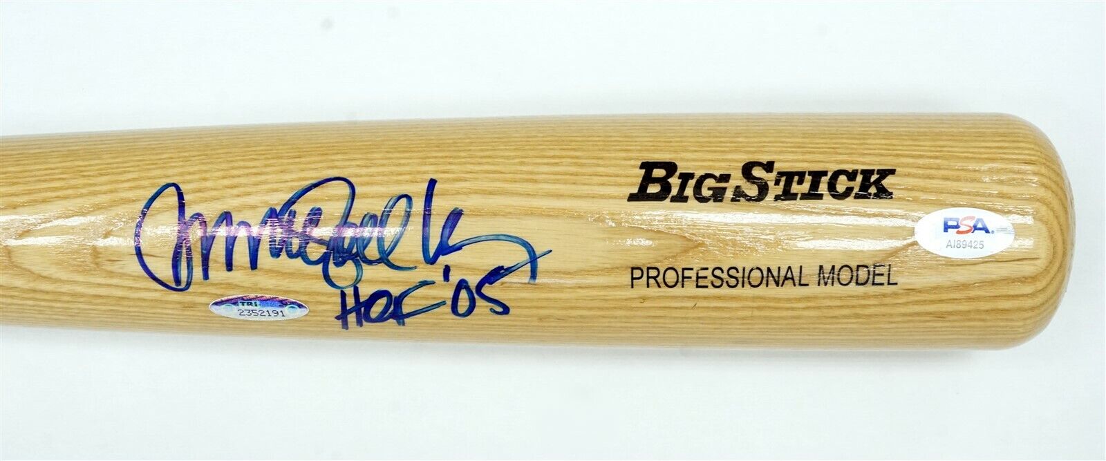 RYNE SANDBERG HOF \'O5 MLB Chicago Cubs Auth. Signed Baseball Bat w PSA/DNA COA
