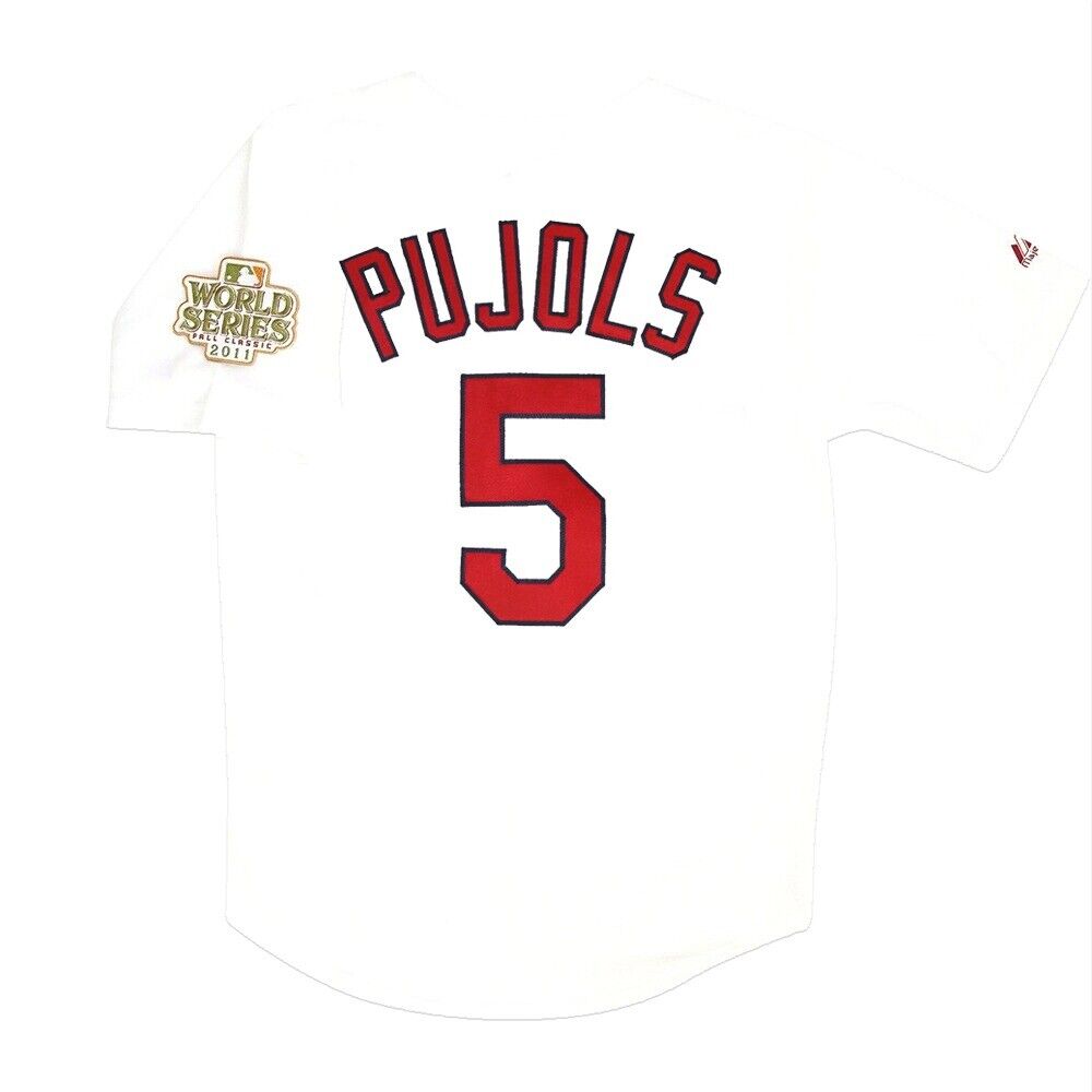 Albert Pujols St. Louis Cardinals 2011 World Series Home Men's White Jersey
