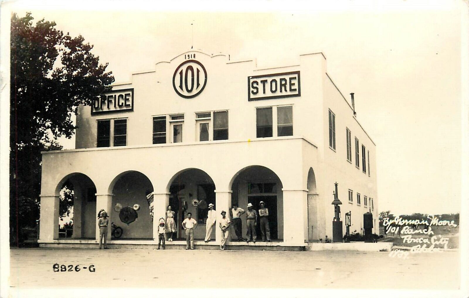 Postcard RPPC 1930s Oklahoma Ponca City 101 Ranch Store OK24-1016