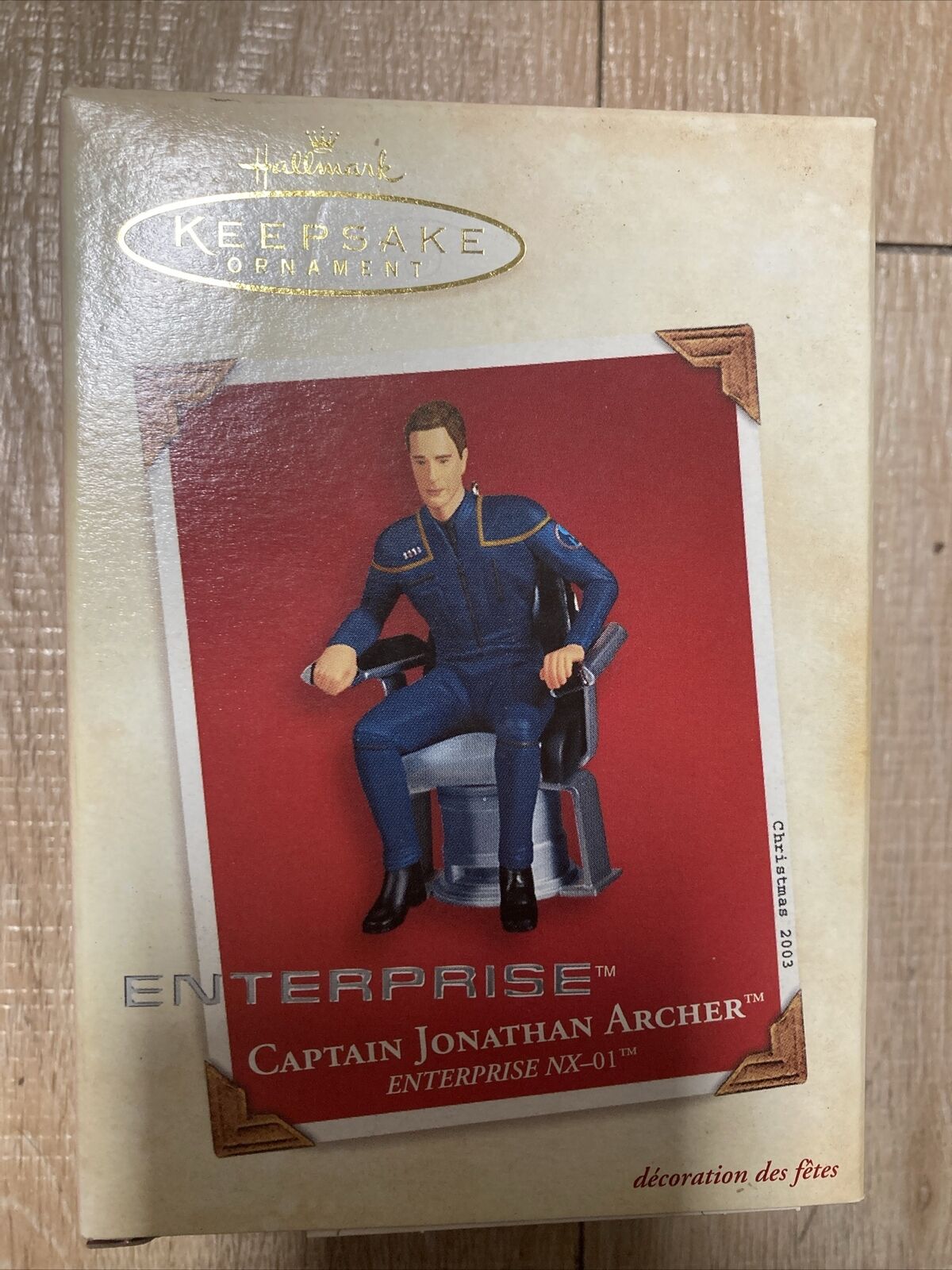 Keepsake ornament captain Jonathan archer 2003