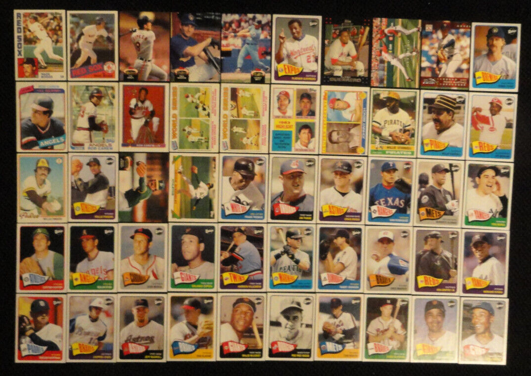 Large Hall of Fame Baseball Card Lot of 50 w/Boggs, Bench and More