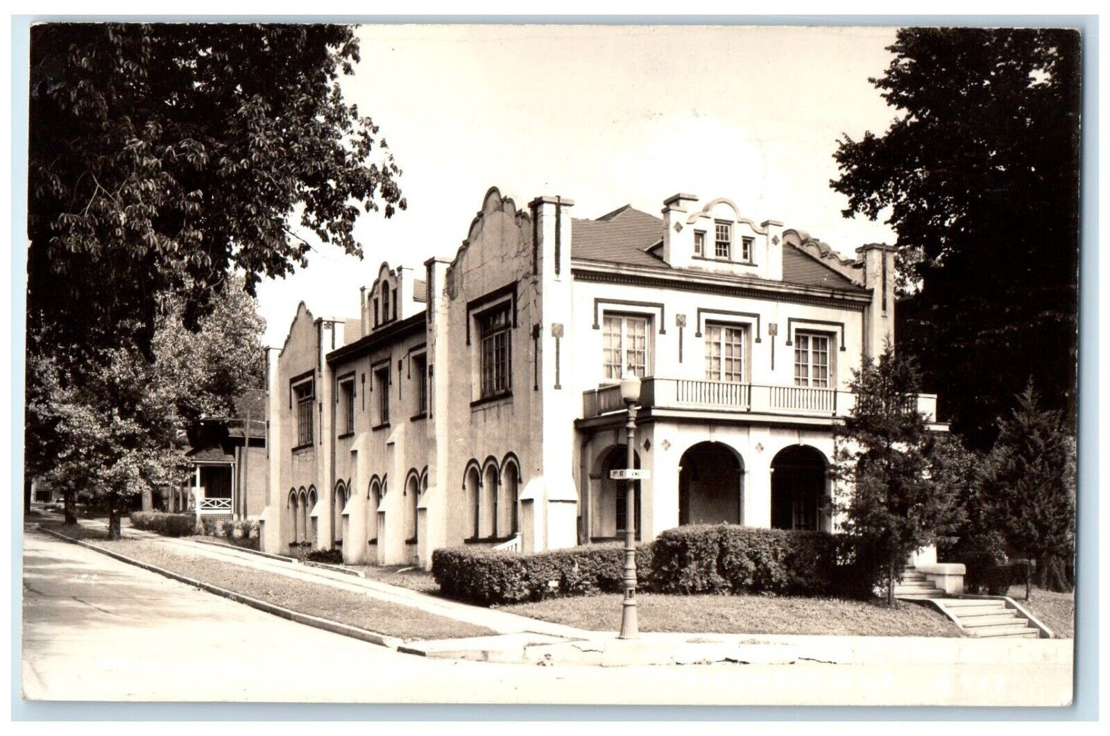 1941 Masonic Home House Glenwood Iowa IA RPPC Photo Posted Vintage Postcard
