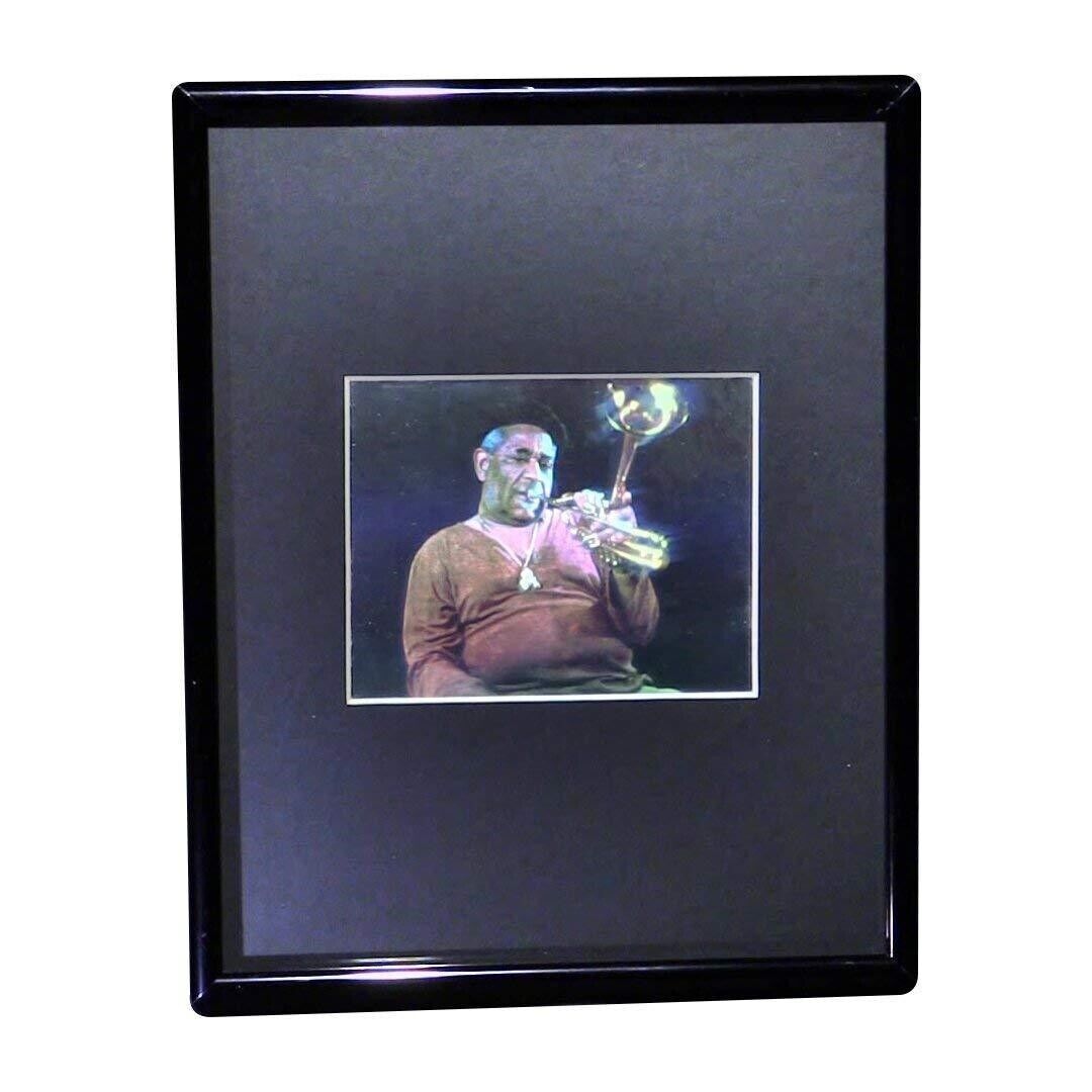 3D Dizzy Gillespie (small) Stereogram Hologram Picture FRAMED, EMBOSSED Type