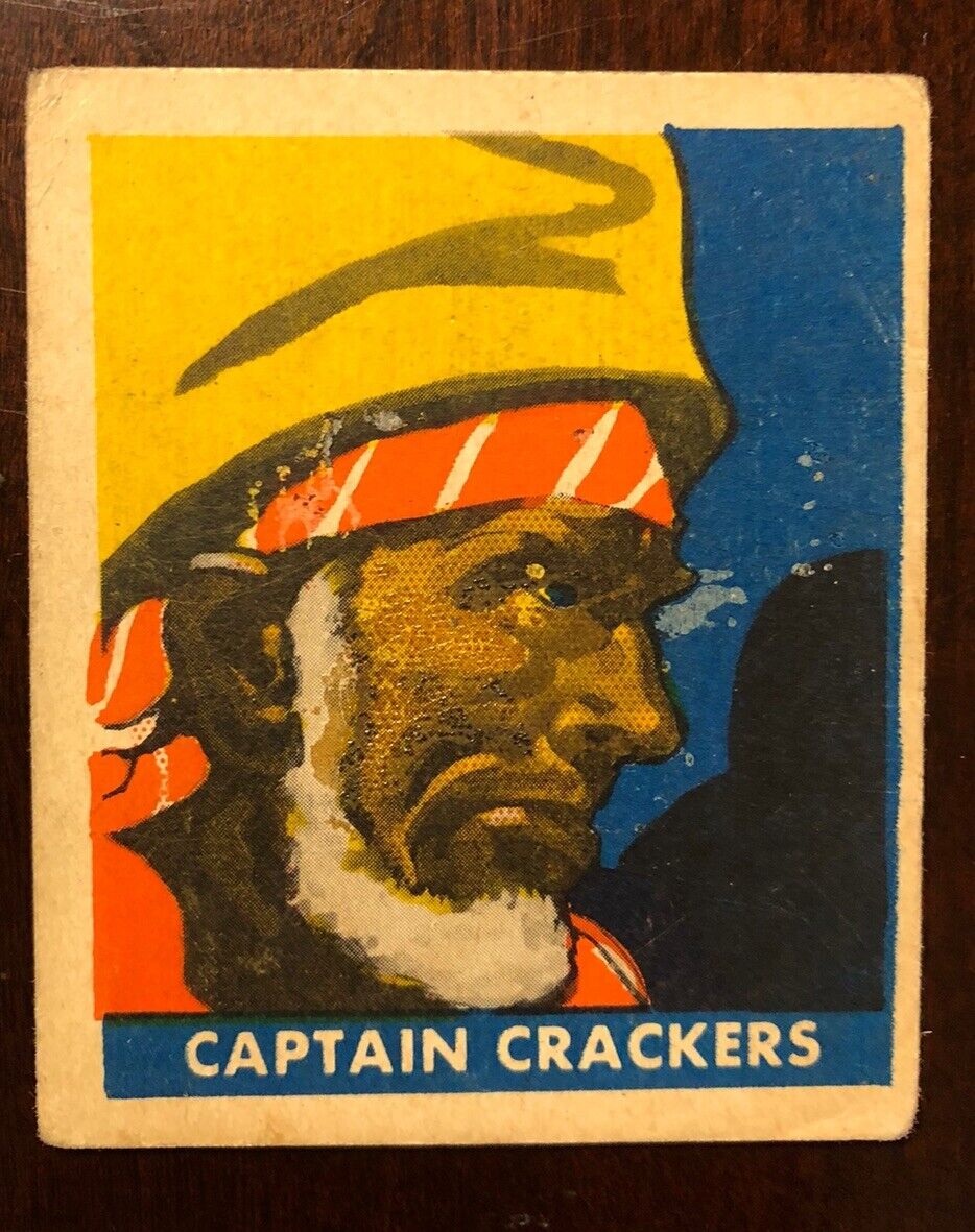 1948 Leaf Pirates Card #73 Captain Crackers, VHTF, Good