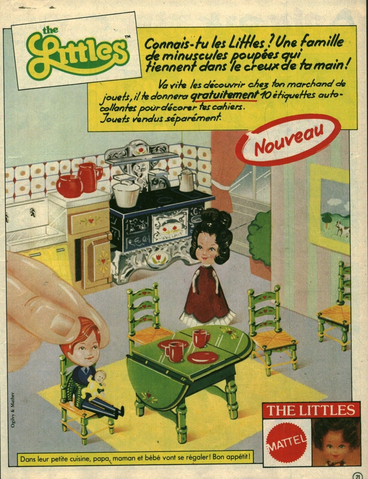 1959 The Littles Mattel Vintage Magazine Ad