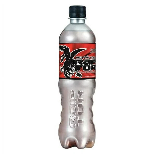 Raptor Energy Drink (12 Pack) with Sparkling Fruit Punch Flavor Beverage 600ml