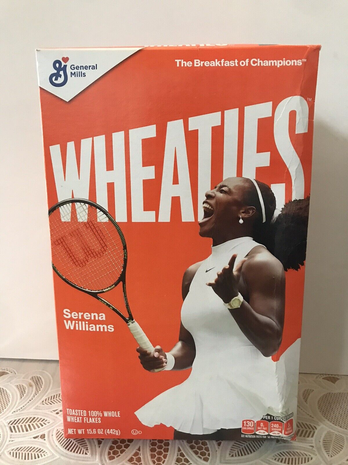 SEALED Wheaties Cereal Box SERENA WILLIAMS 2020 LIMITED EDITION
