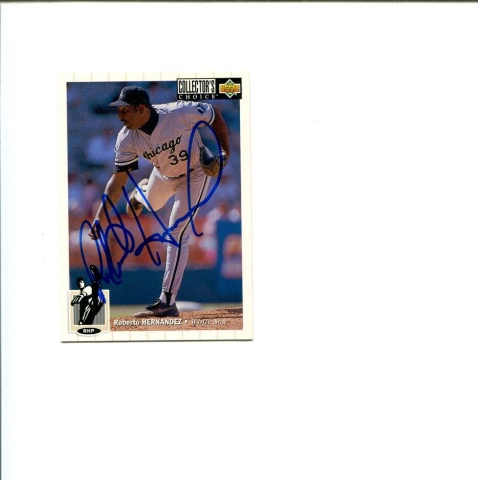 Roberto Hernandez Chicago White Sox 1994 Upper Deck Signed Autograph Photo Card