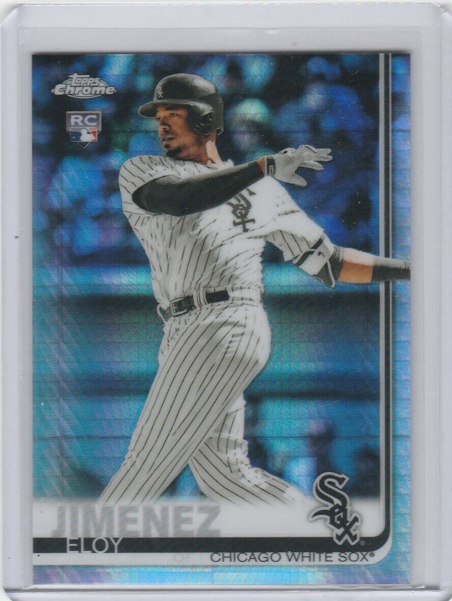 2019 Topps Chrome Eloy Jimenez Prism Refractor Rookie Card RC #202