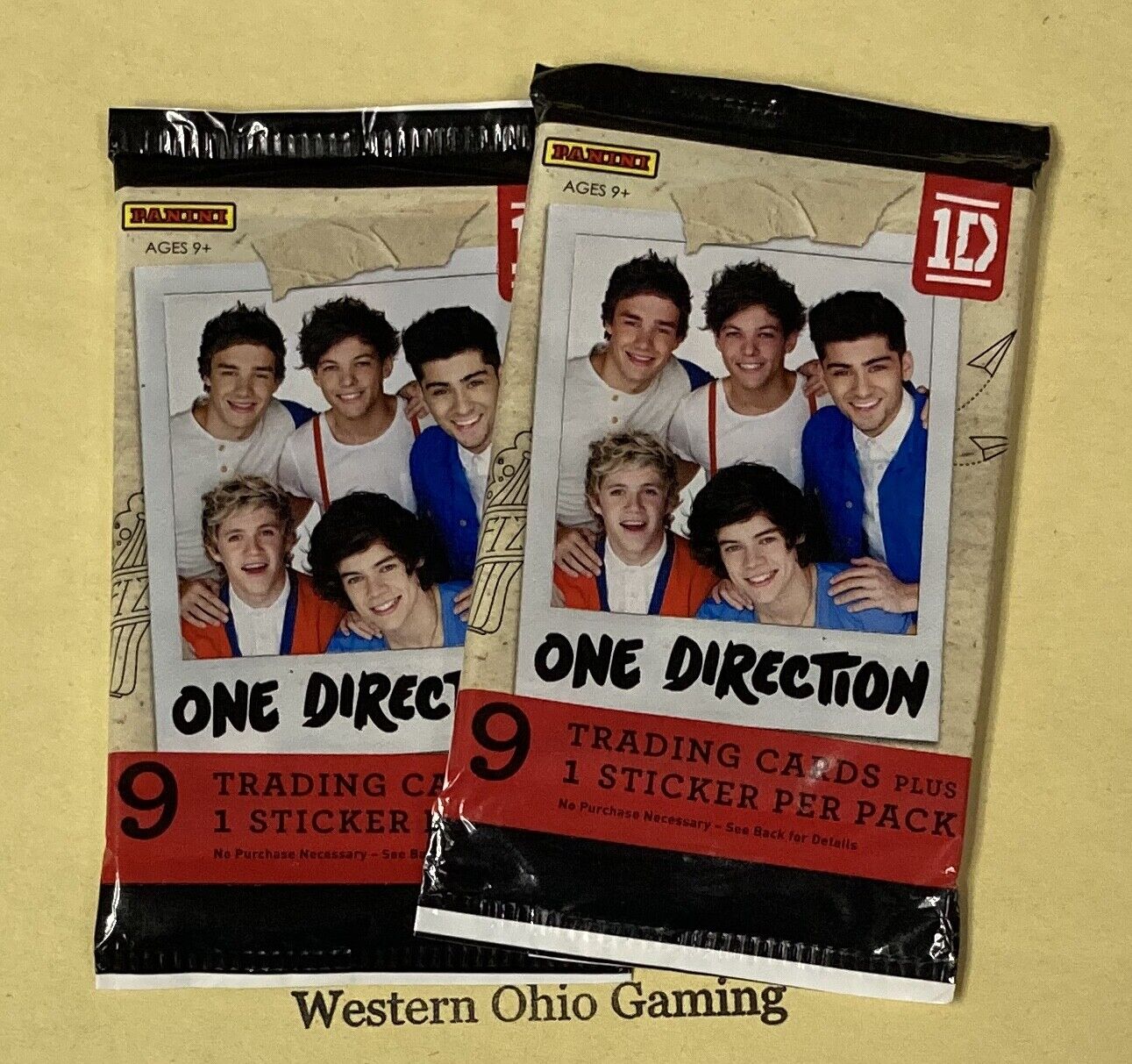 Panini 2 x One Direction Trading Card Pack NEW Stickers 1D Harry Styles