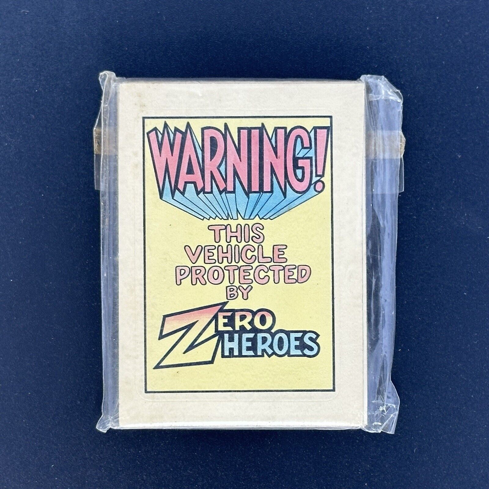 1983 Donruss General Mills Zero Heroes 19 Sticker Card Lot