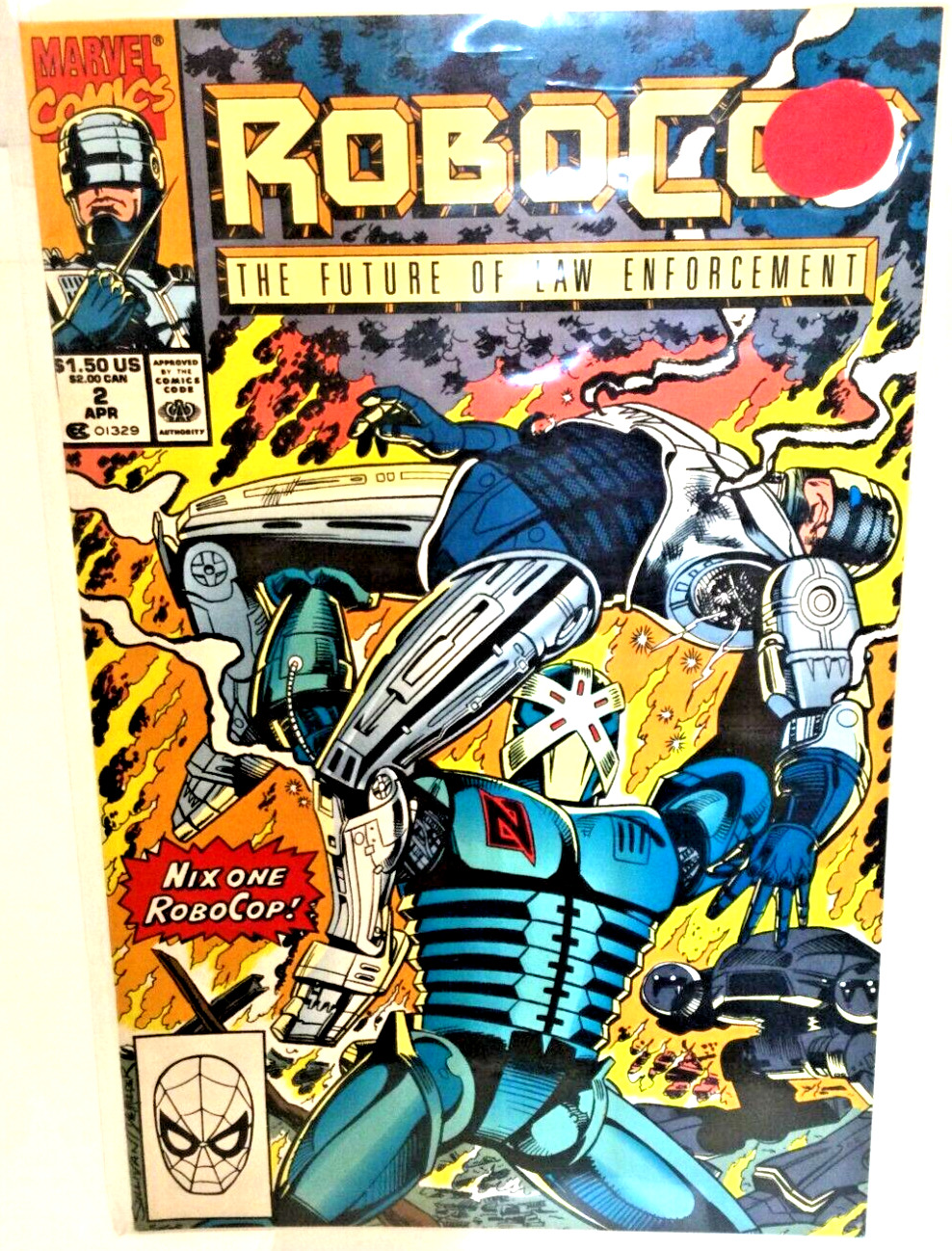 Marvel Comics RoboCop: The Future Of Law Enforcement #2 April 1990