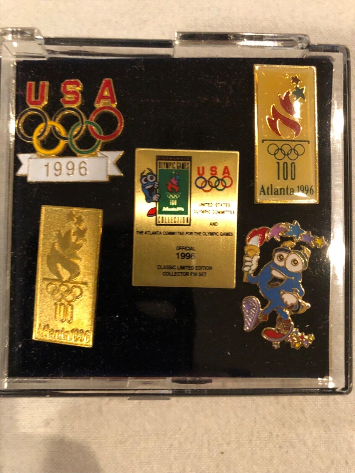 Official 1996 Atlanta Olympics Classic Limited Edition Collector Pin Set