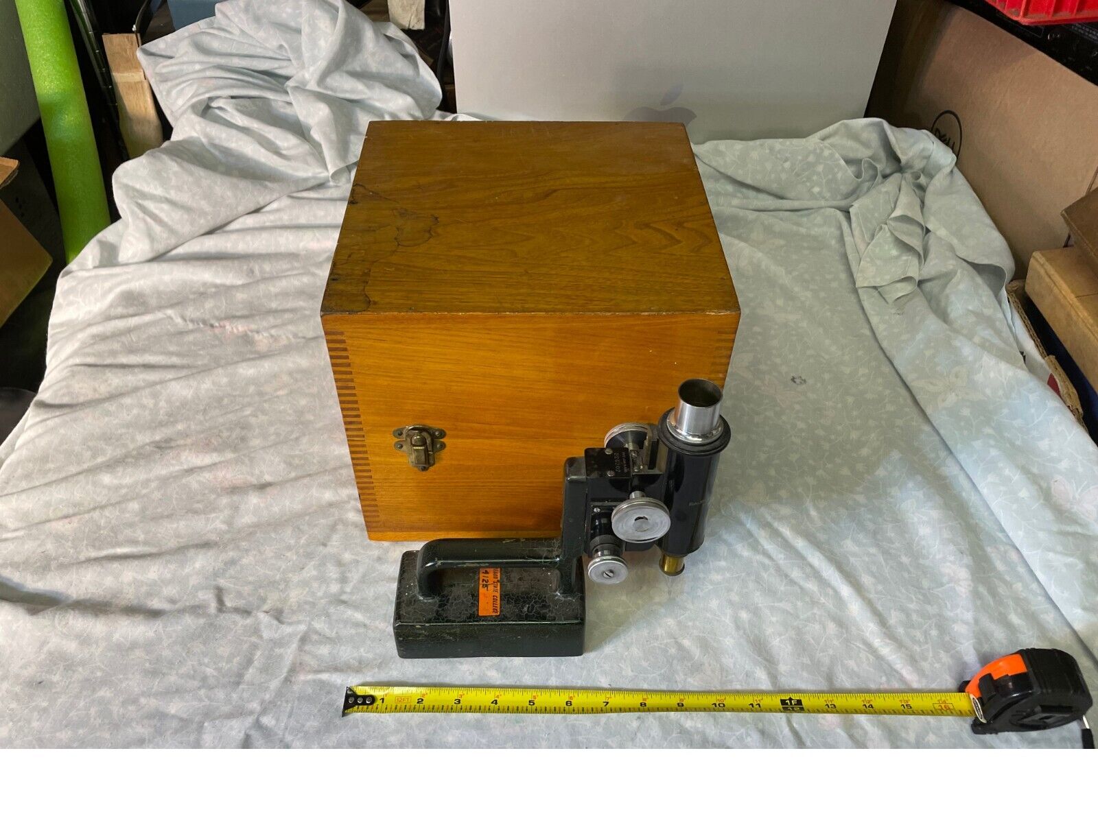Bausch Lomb Microscope Demonstration Portable Field Brass Unusual 1930
