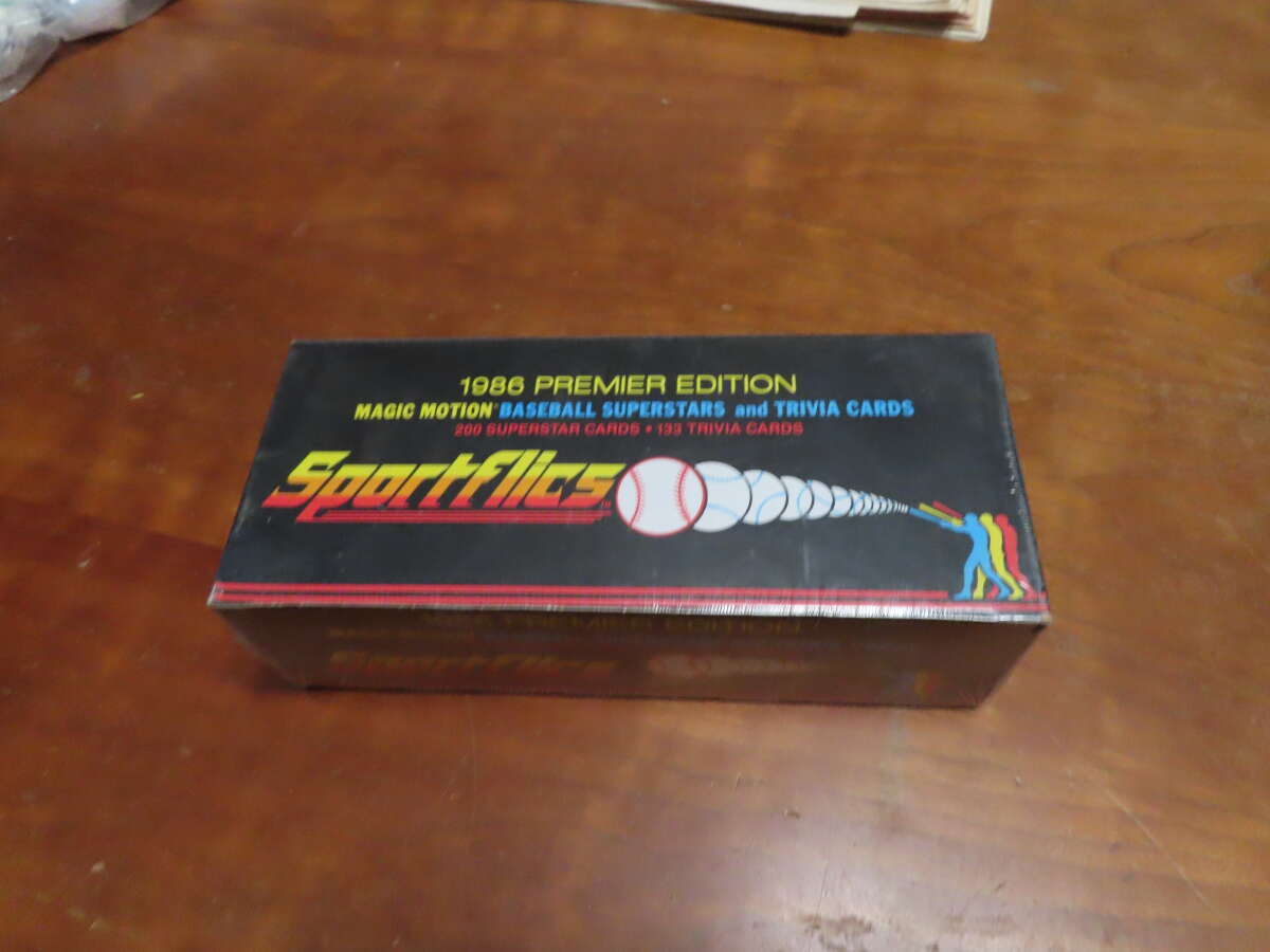 1986 Sportflics Baseball Card set sealed mint bm