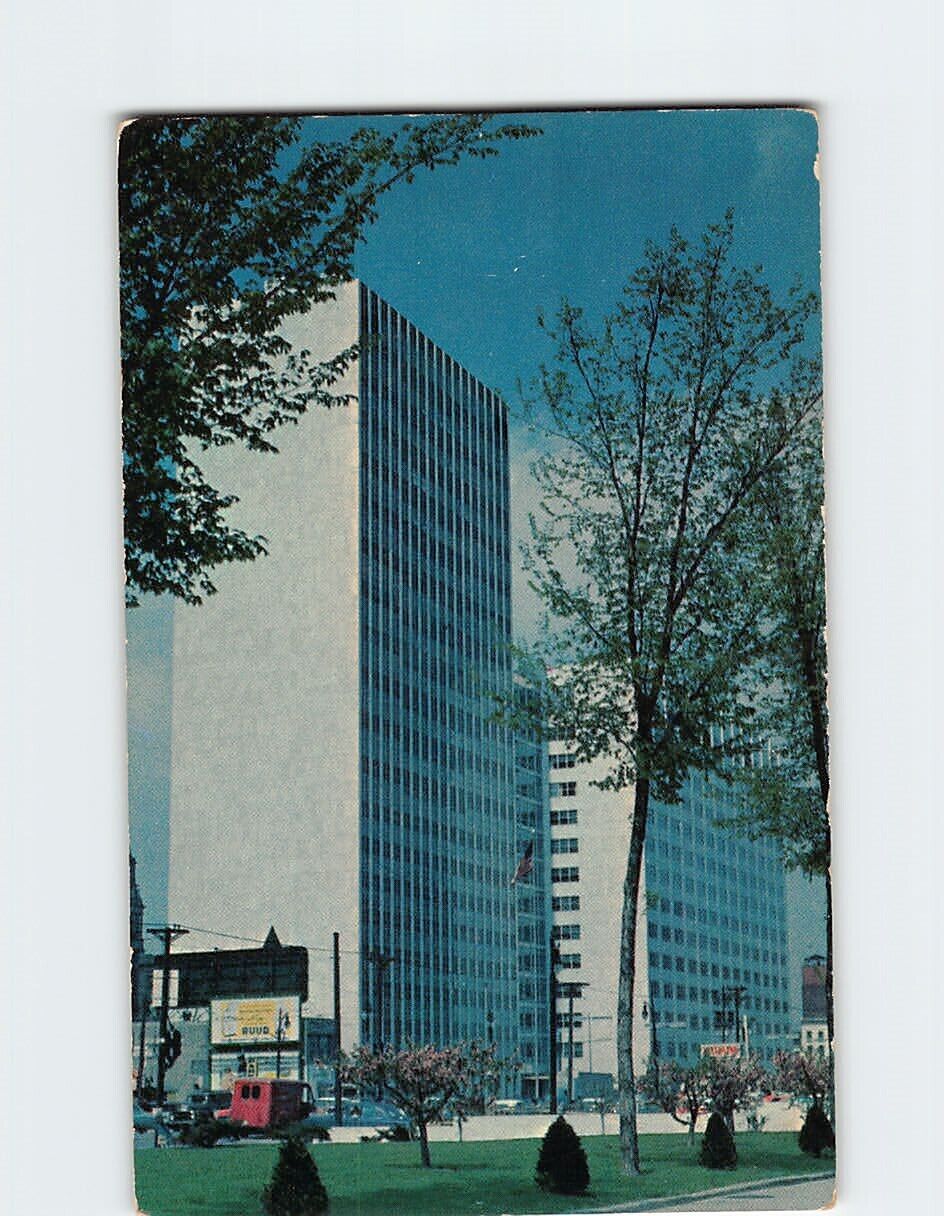 Postcard The New City County Building Detroit Michigan USA