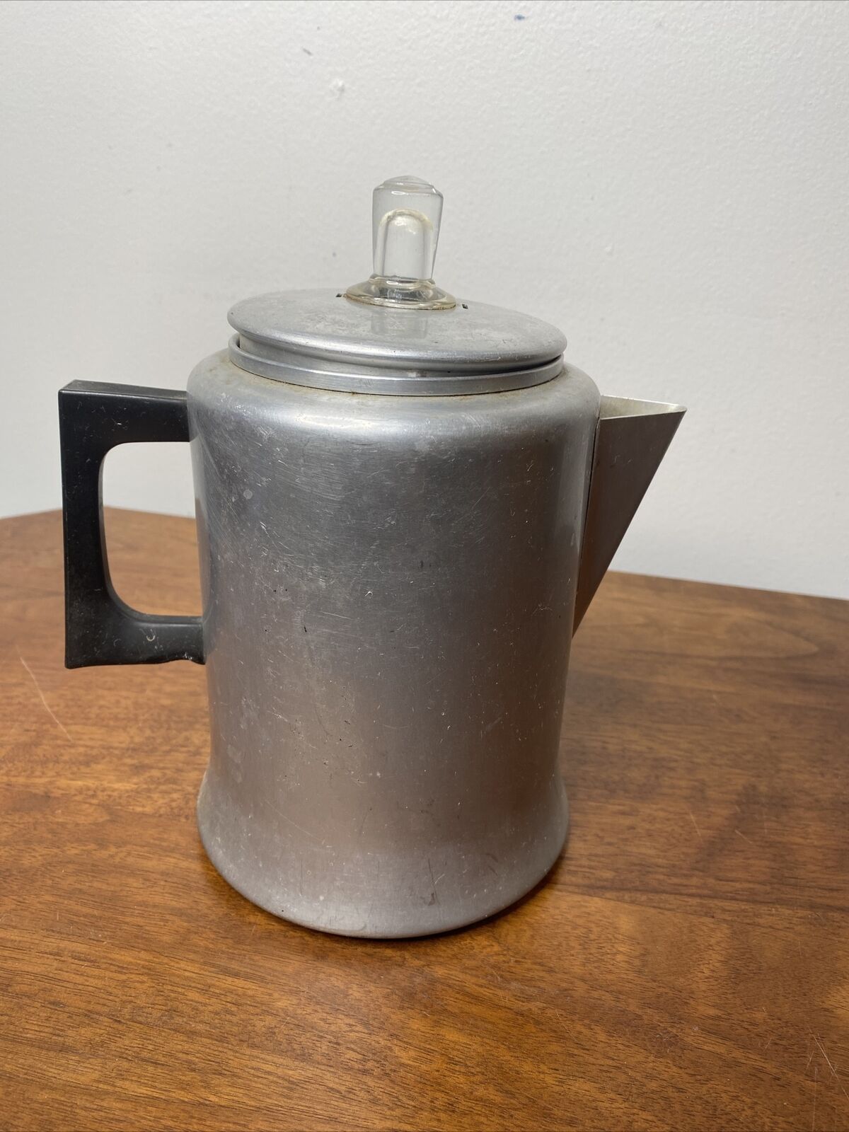 Vintage Duracrest Aluminum Kitchen Camping Coffee Pot Percolator