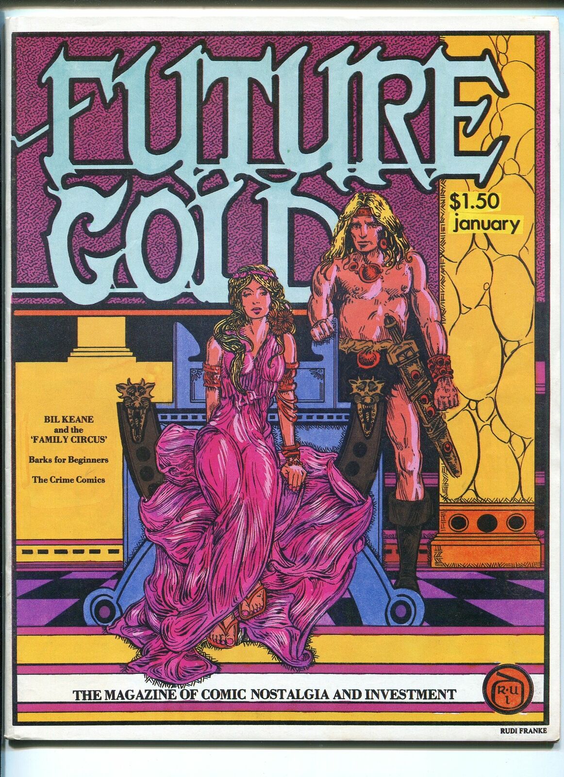 FUTURE GOLD #7 12/1980-SCHUTT-FANZINE-CARL BARKS-RUDI FRANKE-OVERSTREET-vf