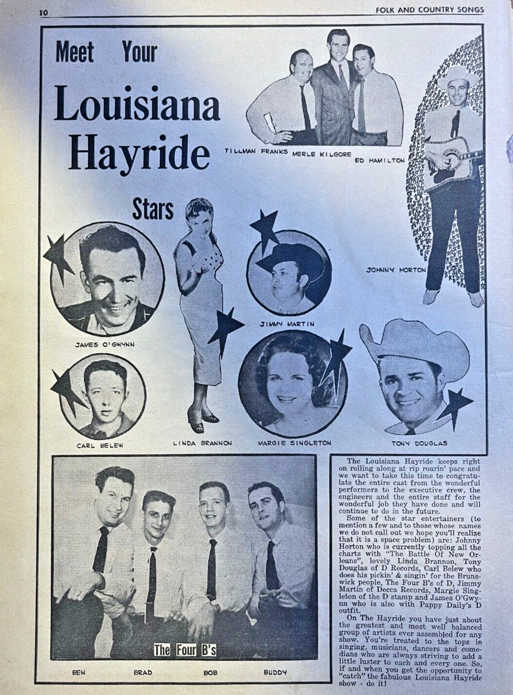 1959 Stars of the Louisiana Hayride