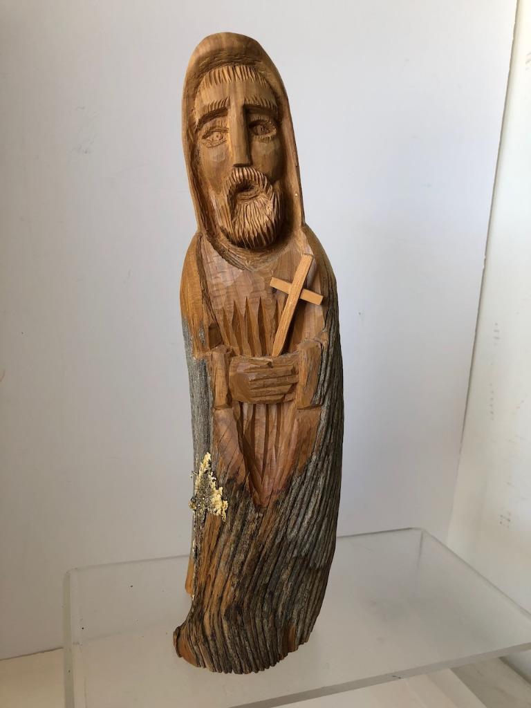 Spanish Hand Carved Wooden Jesus Christ Religious Art Spain 13\