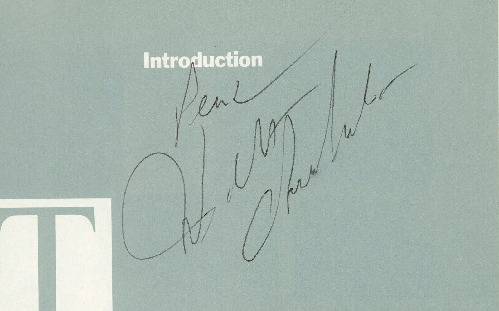 Wilt Chamberlain ~ Signed Autographed Movie Premier Program Auto ~ PSA DNA