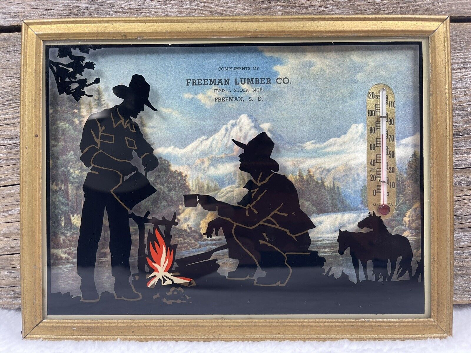 VTG Freeman South Dakota Lumber Co Advertising Piece Fred  J Stolp Manager