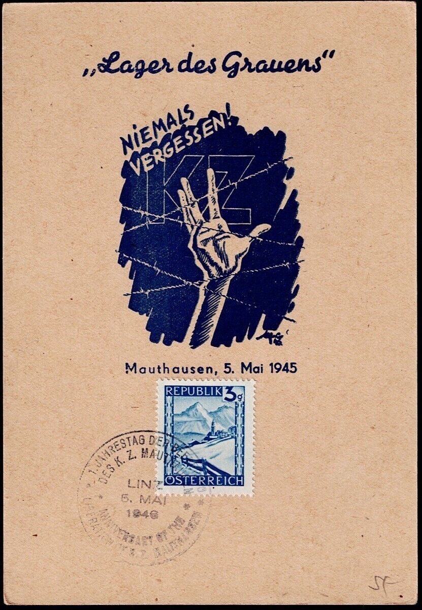 JUDAICA Rare  1946 antiseimitic  postcard  combine  shipping