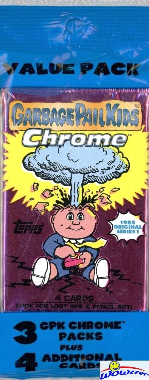 2013 Topps Chrome Garbage Pail Kids Series 1 Factory Sealed Value Fat Pack 