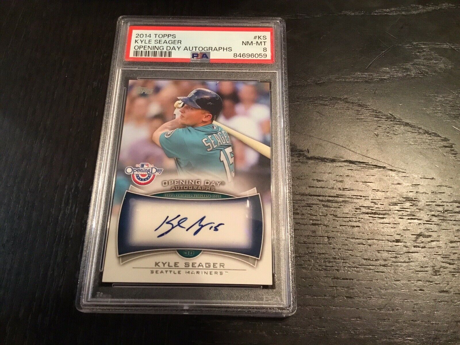 2014 Topps Opening Day Kyle Seager Autographs #ODA-KS PSA 8 (POP 1) 1 Higher⚾️🔥
