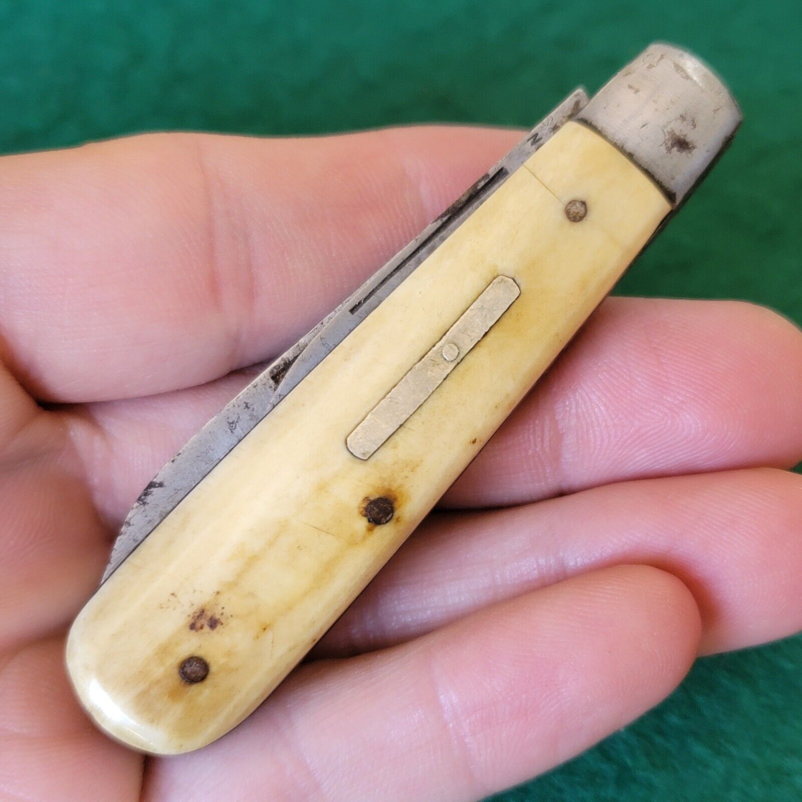 Old Vintage Antique German Barehead Jack Folding Pocket Knife