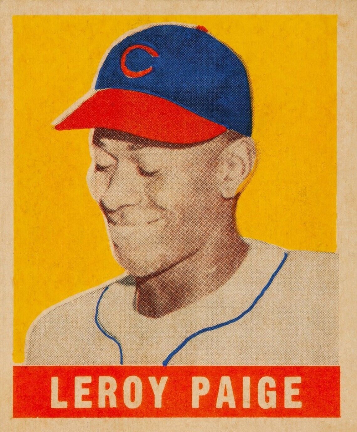 Leroy Satchel Paige Baseball Card  16 x 20 Baseball Art Rare Poster Vintage